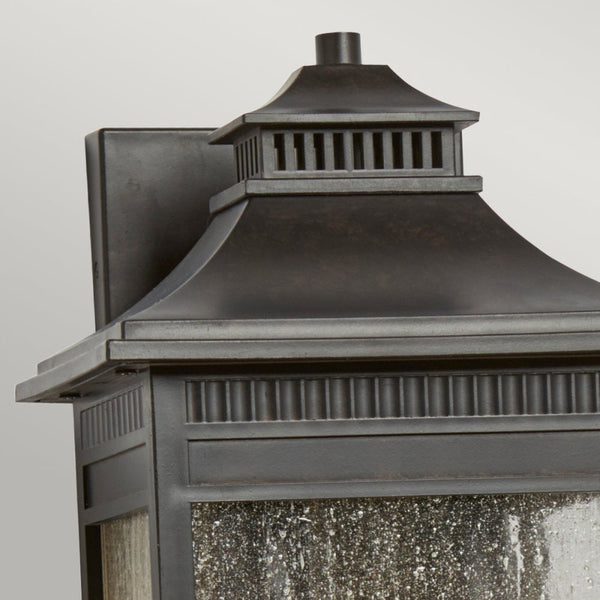 Livingston Medium Coastal Wall Lantern in Imperial Bronze