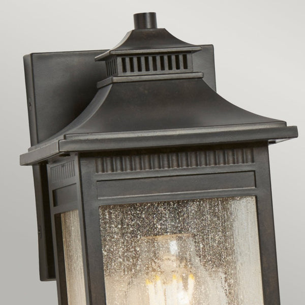 Livingston Small Coastal Wall Lantern in Imperial Bronze