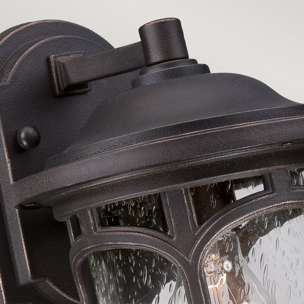 Marblehead Small Outdoor Wall Lantern in Palladian Bronze