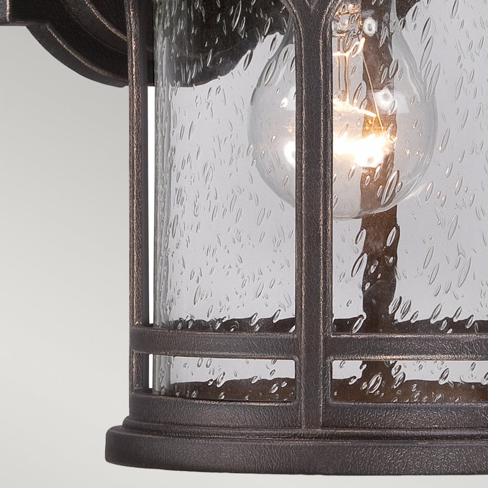 Marblehead Small Outdoor Wall Lantern in Palladian Bronze
