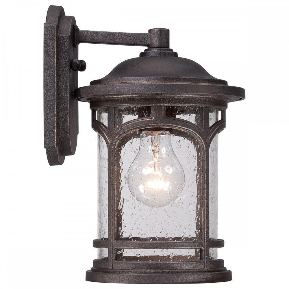 Marblehead Small Outdoor Wall Lantern in Palladian Bronze
