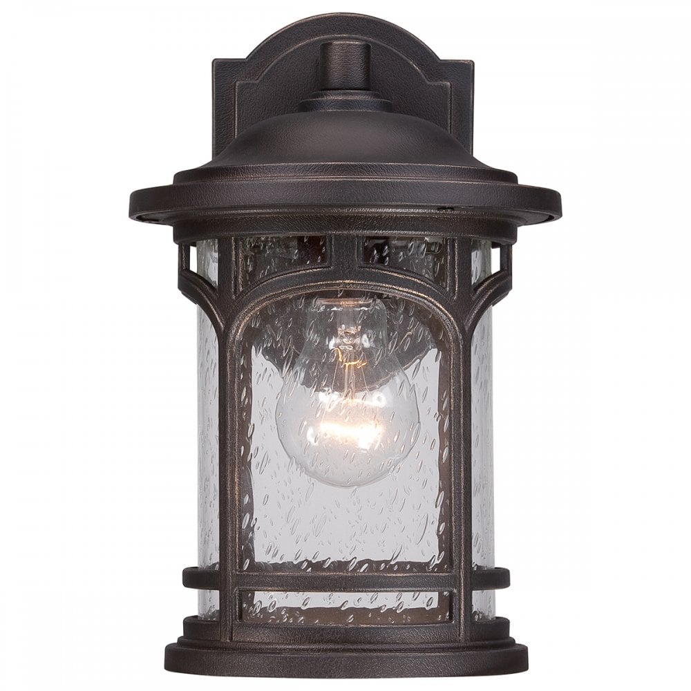 Marblehead Small Outdoor Wall Lantern in Palladian Bronze
