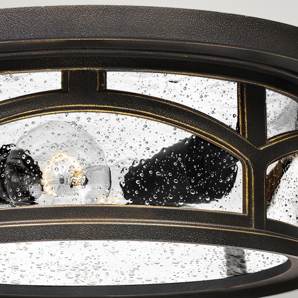 Marblehead 2 Light Flush Mount in Palladian Bronze