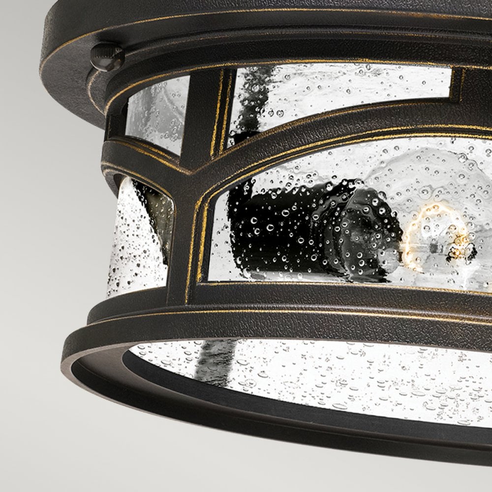 Marblehead 2 Light Flush Mount in Palladian Bronze