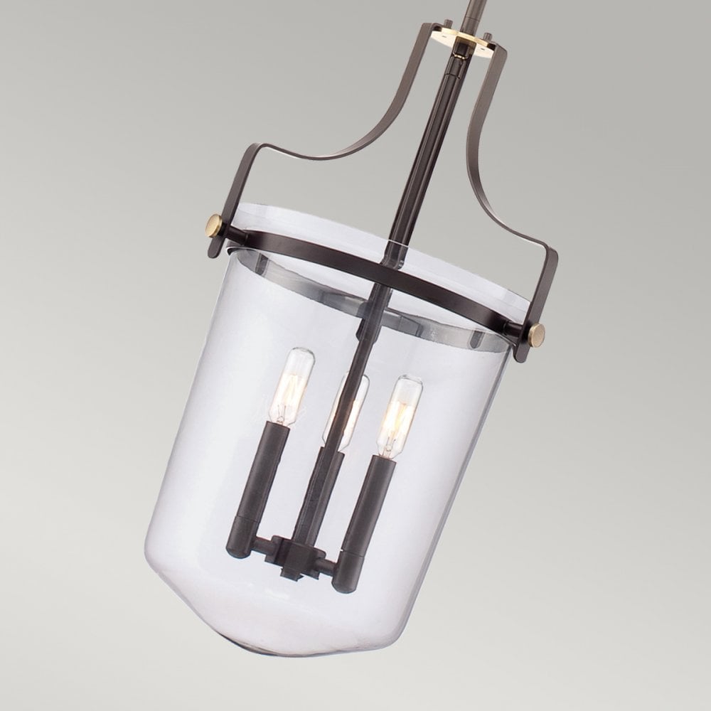 Penn Station Medium Pendant Light in Western Bronze