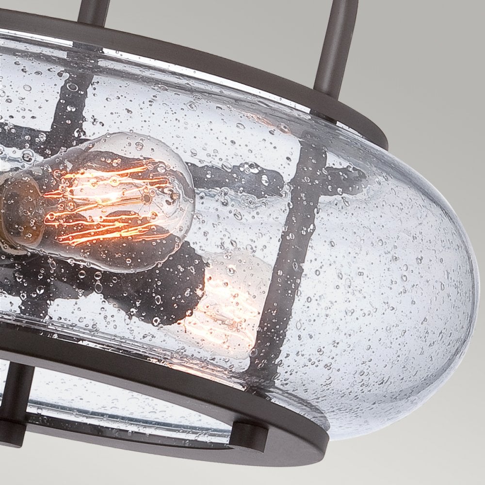 Trilogy Three Light Medium Semi-Flush in Old Bronze