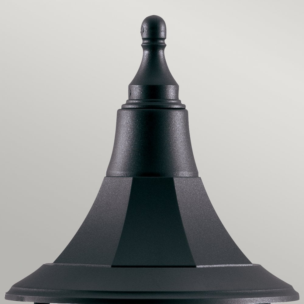 Shannon 1 Light Pedestal in Black