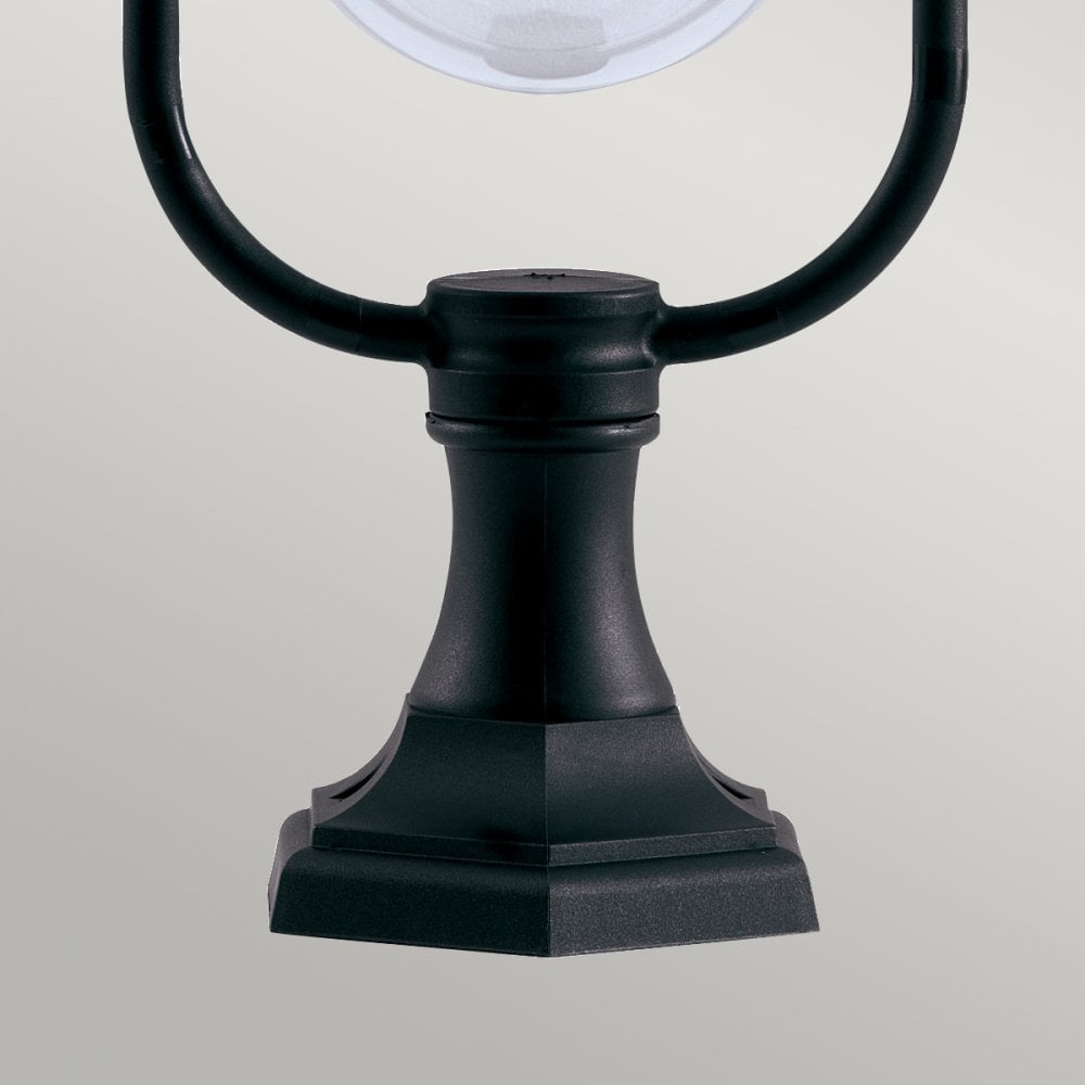 Shannon 1 Light Pedestal in Black