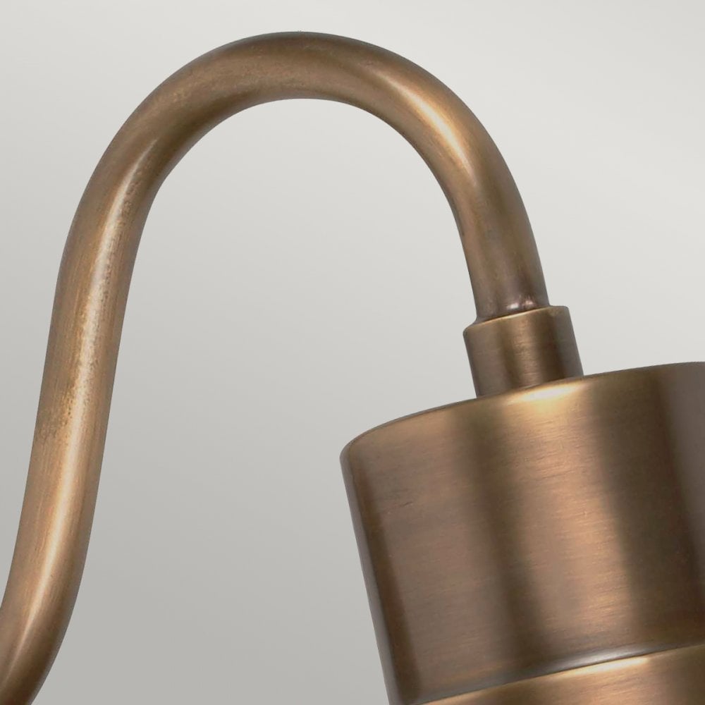 Sheldon Solid Brass Outdoor Wall Light in Aged Brass