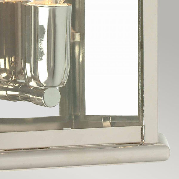 St Martins Solid Brass Polished Nickel Outdoor Wall Lantern