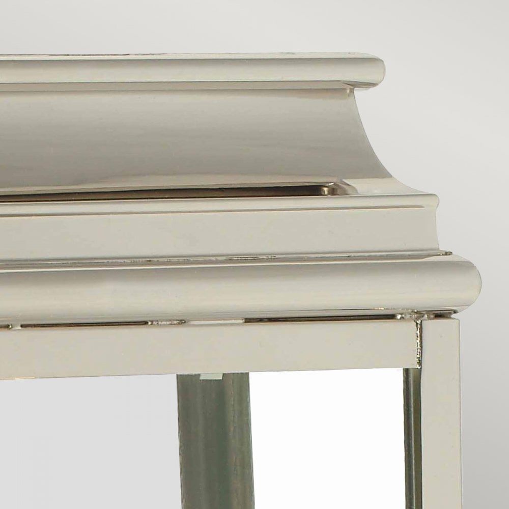 St Martins Solid Brass Polished Nickel Outdoor Wall Lantern