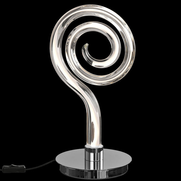 Adaggio Iris Crystal 10W LED Swirl Table Lamp