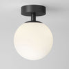 Denver IP44 Bathroom Ceiling Light in Matt Black