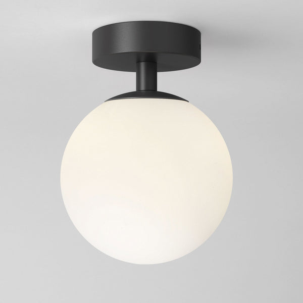 Denver IP44 Bathroom Ceiling Light in Matt Black