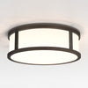 Mashiko Round 230 IP44 Ceiling Light in Bronze