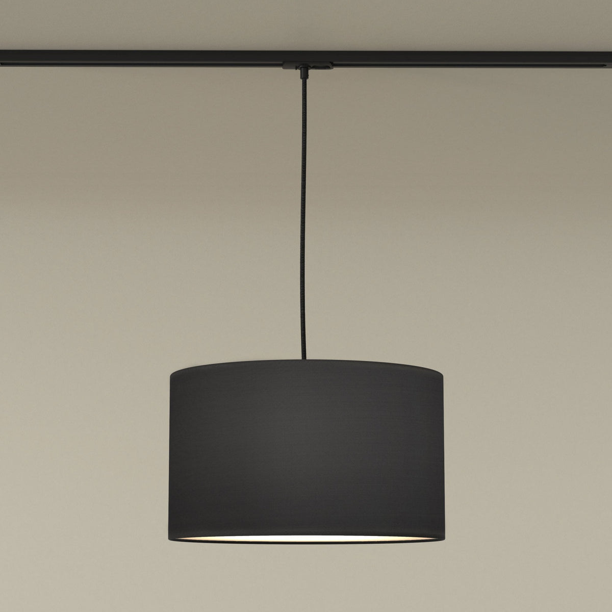 Track Pendant Suspension Kit in Matt Black