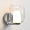 Aquina IP44 Bathroom Wall Light in Polished Chrome