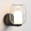 Aquina IP44 Bathroom Wall Light in Matt Black