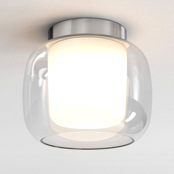 Aquina 240mm IP44 Ceiling Light in Polished Chrome