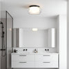 Aquina 360mm IP44 Ceiling Light in Matt Black