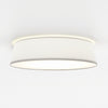 Fife 530mm Ceiling Light with White Fabric Shade