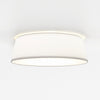 Fife 430mm Ceiling Light with White Fabric Shade