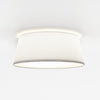 Fife 330mm Ceiling Light with White Fabric Shade