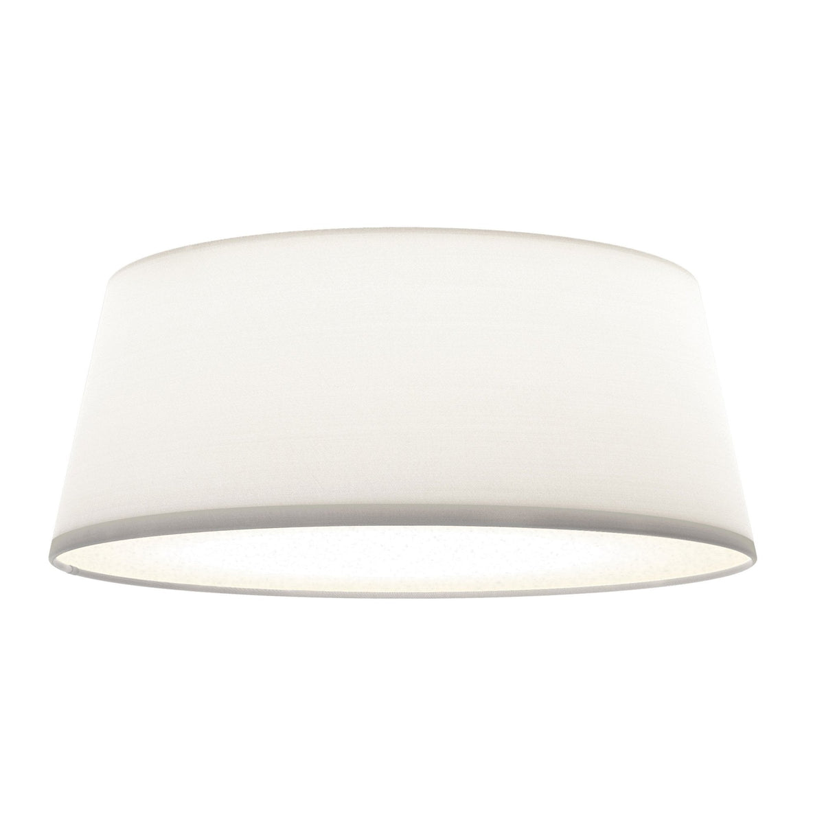 Fife 330mm Ceiling Light with White Fabric Shade