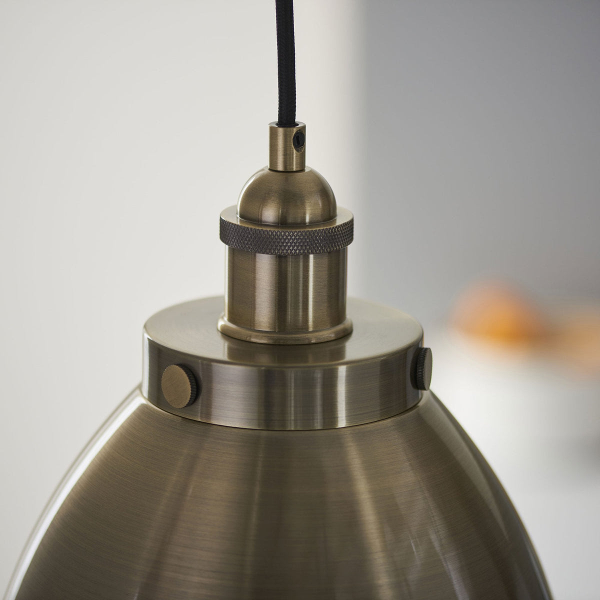 Franklin Small Antique Brass Pendant Light
