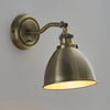 Franklin Single Wall Light in Antique Brass Finish