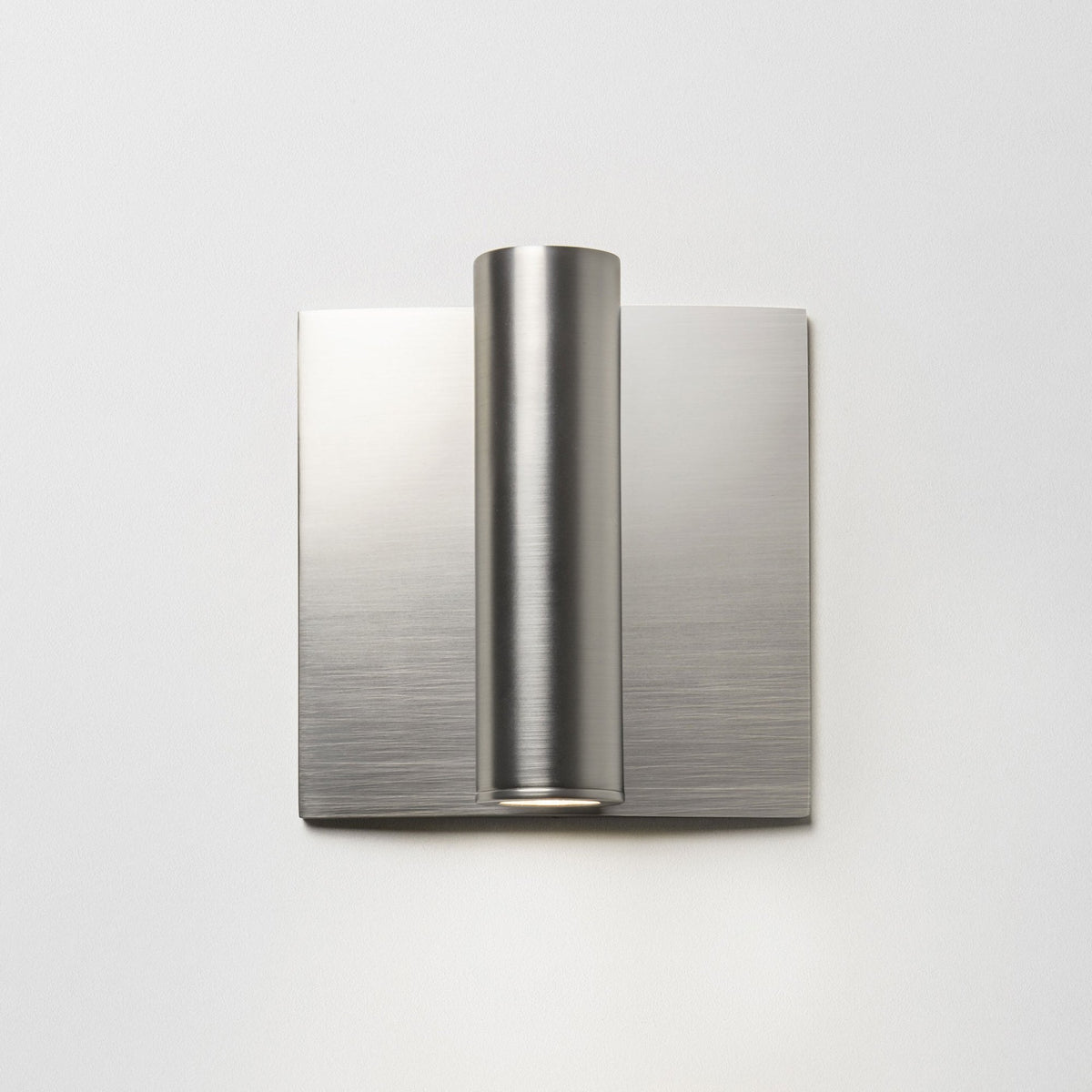 Enna Square LED Switched Reading Light in Matt Nickel