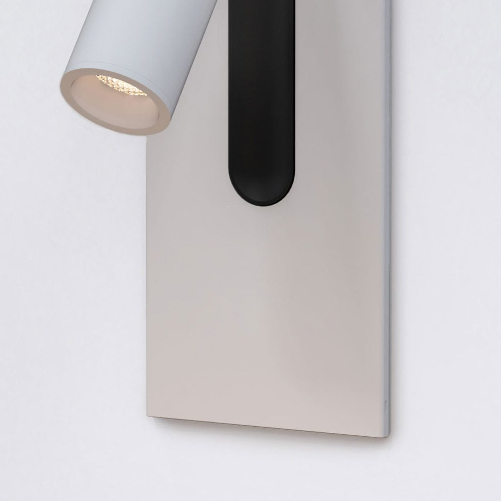 Fuse 3 Micro Switched LED Reading Light in Matt White