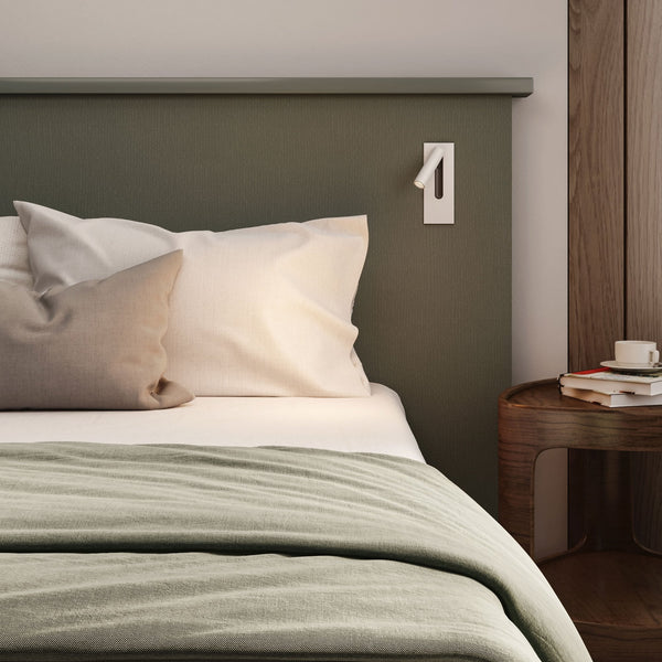 Fuse 3 Micro Switched LED Reading Light in Matt White