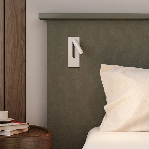 Fuse 3 Micro Switched LED Reading Light in Matt White