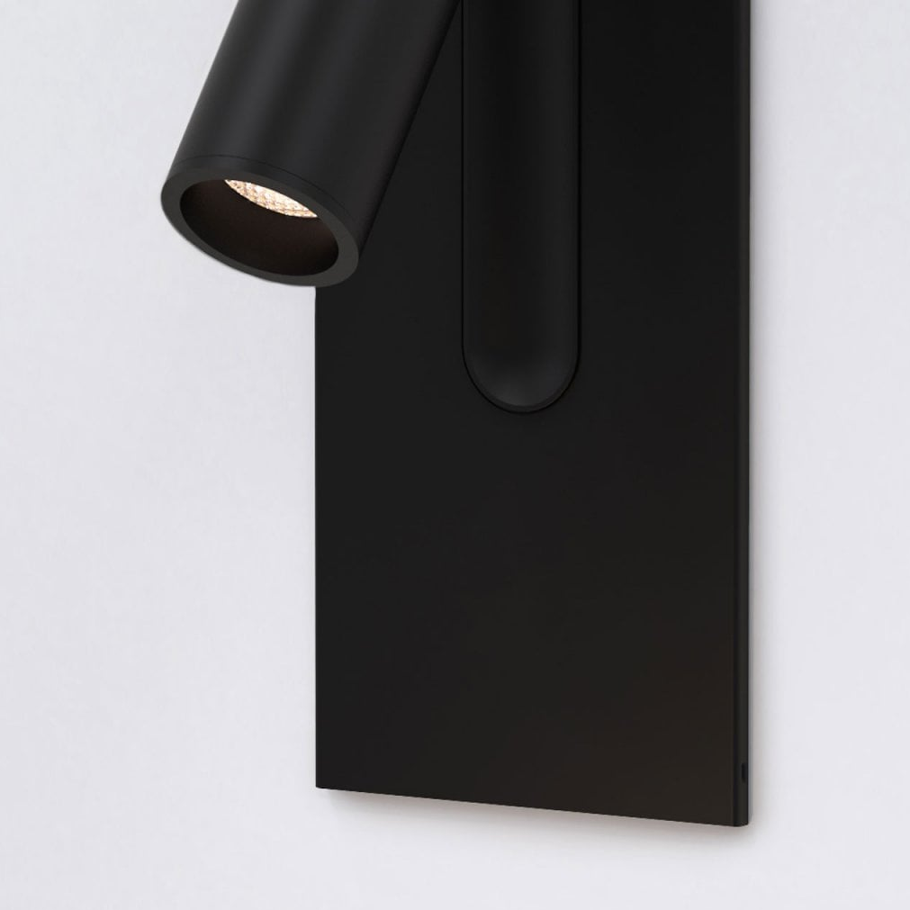 Fuse 3 Micro Switched LED Reading Light in Matt Black
