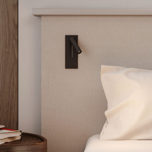 Fuse 3 Micro Switched LED Reading Light in Matt Black