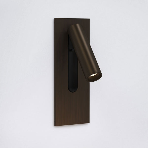Fuse 3 Micro Switched LED Reading Light in Bronze