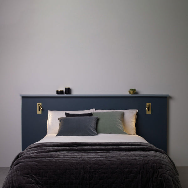 Fuse 3 Micro Switched LED Reading Light in Matt Gold