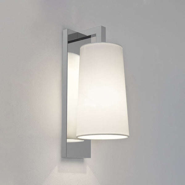 Lago 280 IP44 Wall Light in Polished Chrome