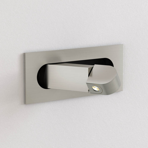 Digit LED II Switched Reading Light in Matt Nickel