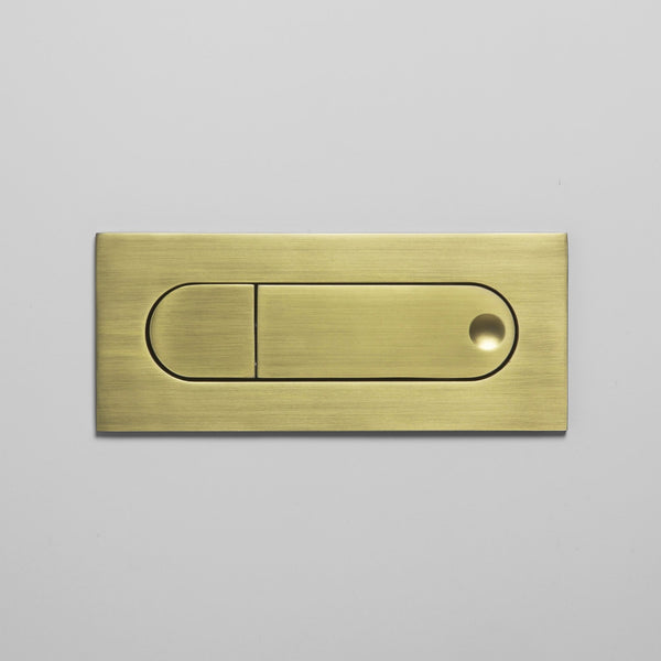 Digit LED II Switched Reading Light in Matt Gold