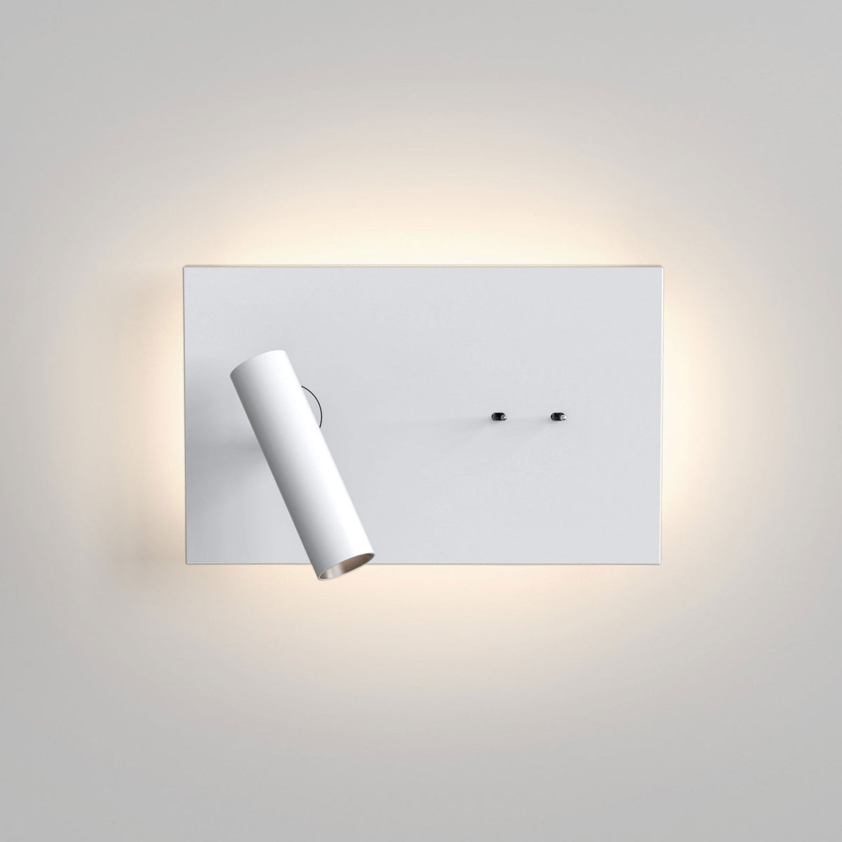 Edge Reader Mini LED Dual Wall & Reading Light in Matt White