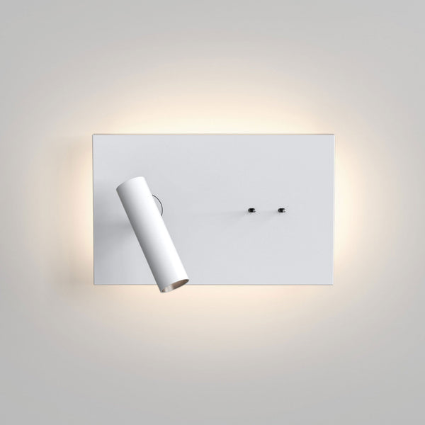 Edge Reader Mini LED Dual Wall & Reading Light in Matt White