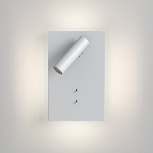 Edge Reader Mini LED Dual Wall & Reading Light in Matt White