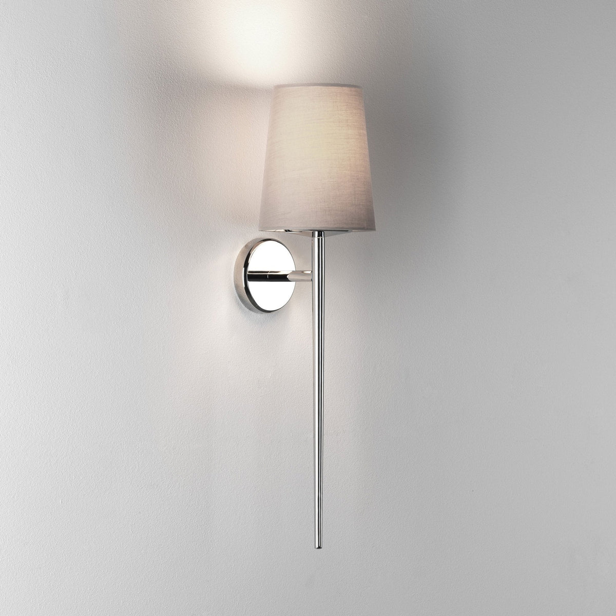 Beauville IP44 Wall Light in Polished Chrome