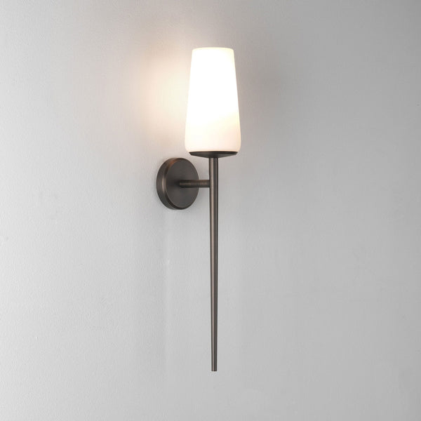 Beauville IP44 Wall Light in Bronze
