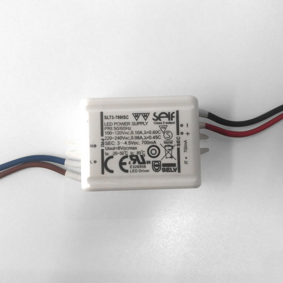 700mA 2.1-3.15W LED IP66 Constant Current Driver