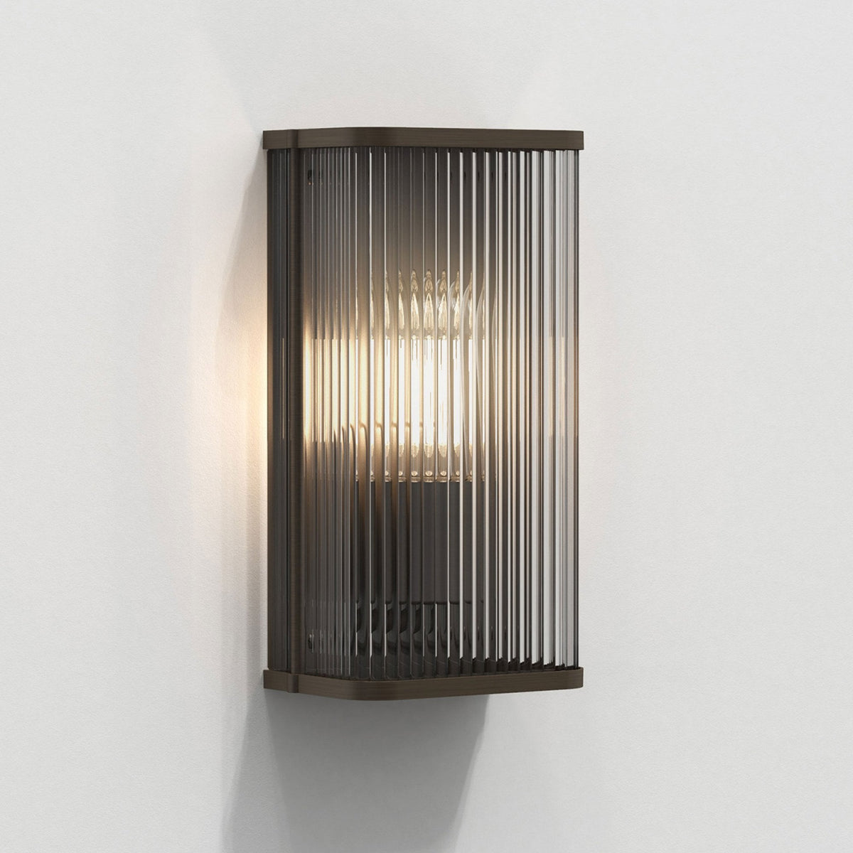 Avignon Square 300 Wall Light in Bronze