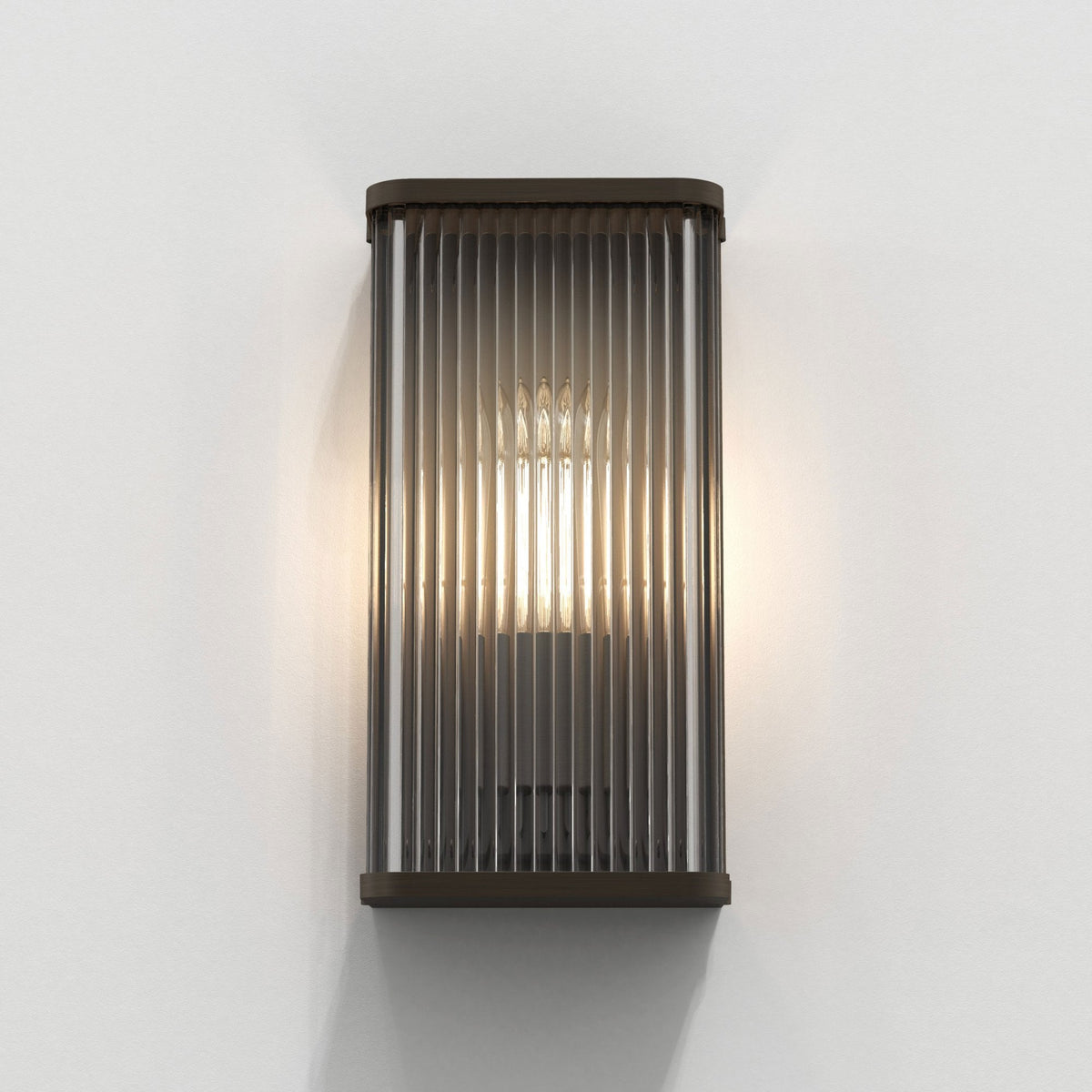 Avignon Square 300 Wall Light in Bronze