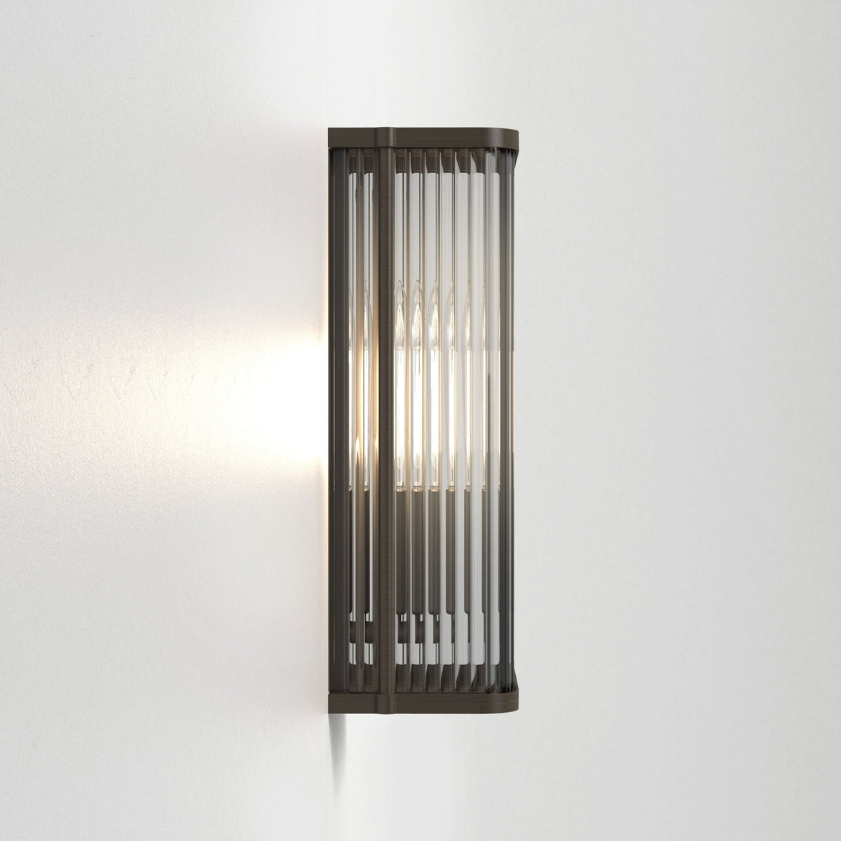 Avignon Square 300 Wall Light in Bronze